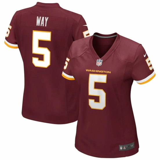 Women's Tress Way Burgundy Player Limited Team Jersey