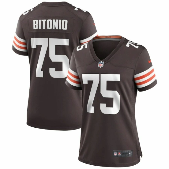 Women's Joel Bitonio Brown Player Limited Team Jersey