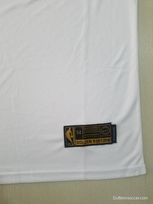 Pascal Siakam 43 White Golden Edition Jersey