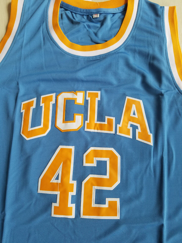 Love 42 UCLA College Light Blue Basketball Jersey