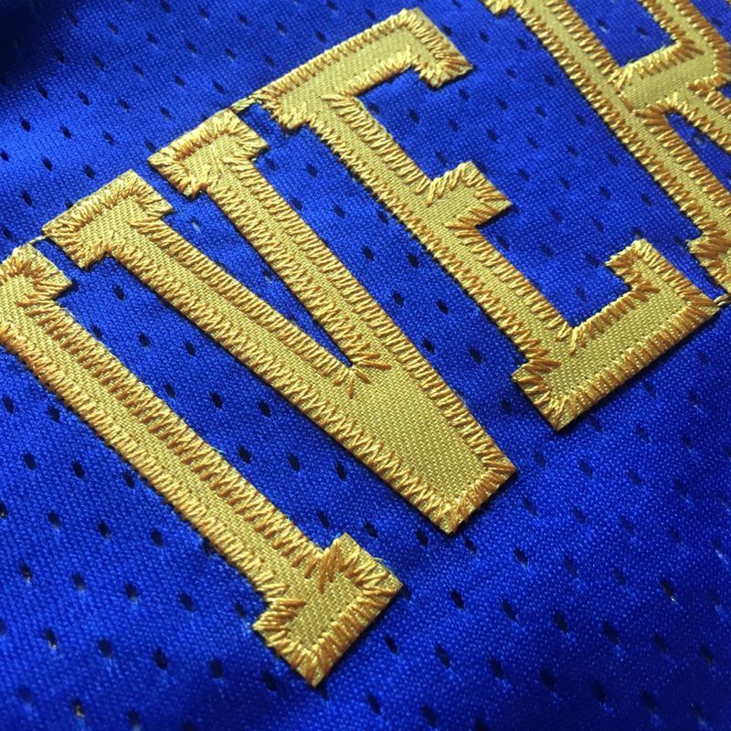 Men's Allen Iverson Blue Retro Classic Team Jersey