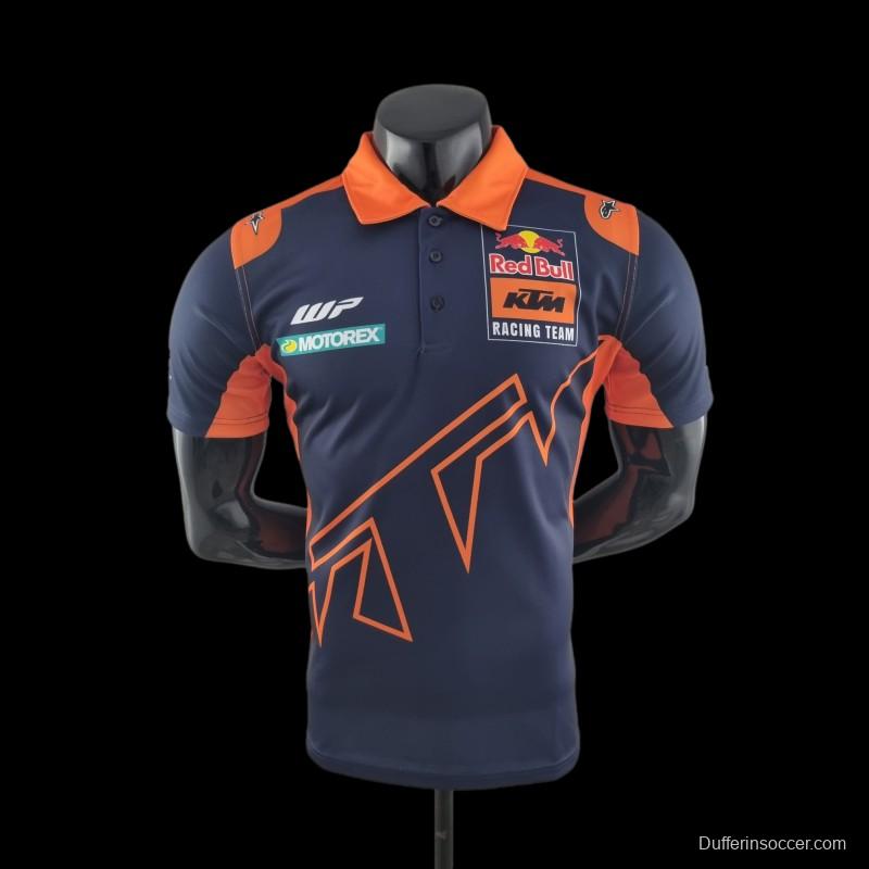 2022 F1 Formula One; KTM Polo Blue Orange 