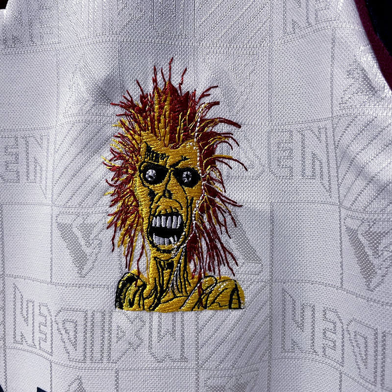 Retro 1999 West Ham Iron Maiden Away Soccer Jersey