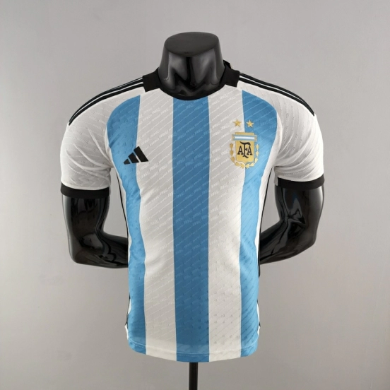 Player Version 2022 Argentina Home Soccer Jersey
