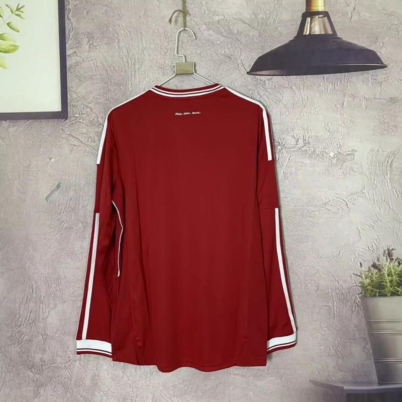 Retro 13 14 Bayern Munich Home Champion Long Sleeve Jersey