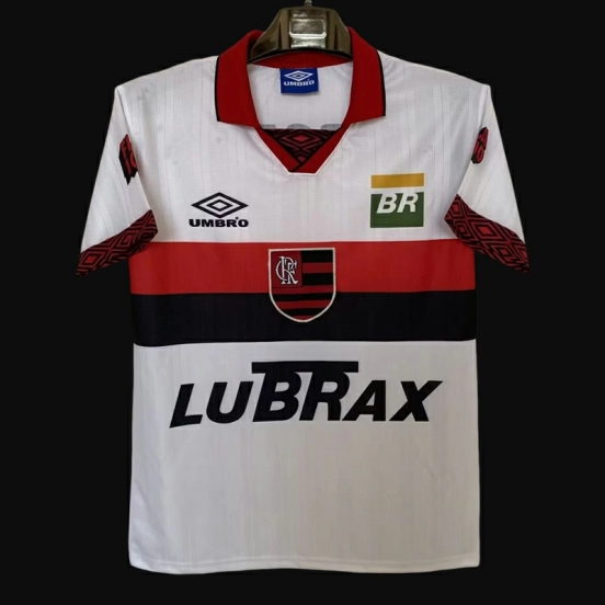 Retro 95/96 Flamengo Away White Special Edition Jersey