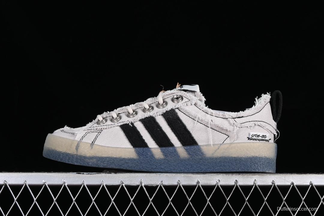 Adidas Song For The Mute x Ad Originals Campus 80s Lifestyle Low-Top Sneakers with Slip-Resistant Sole - ID4818