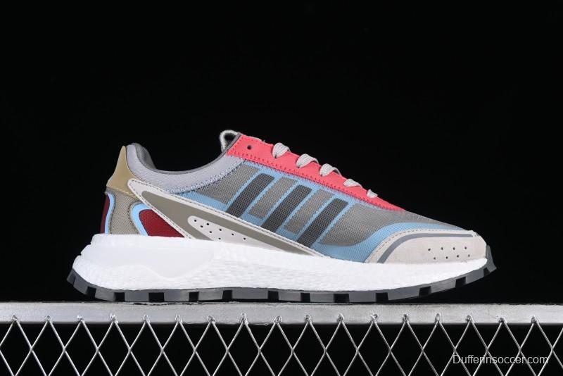 Adidas Retropy P9 GW9333 Running Shoes with Thick Popcorn Sole