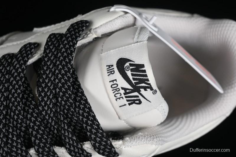 Nike Air Force 1 '07 Low Casual Sneakers with 3M Reflective Swoosh and Full-Length Air Cushion - CJ1379-602