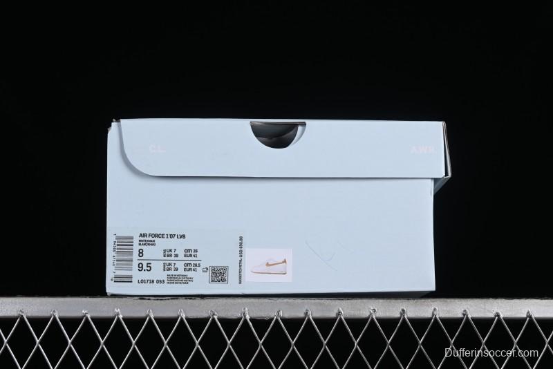 Nike Nocta x Nike Air Force 1 '07 Low "Certified Lover Boy" Khaki Classic Low-Top Casual Sneakers - LO1718-051