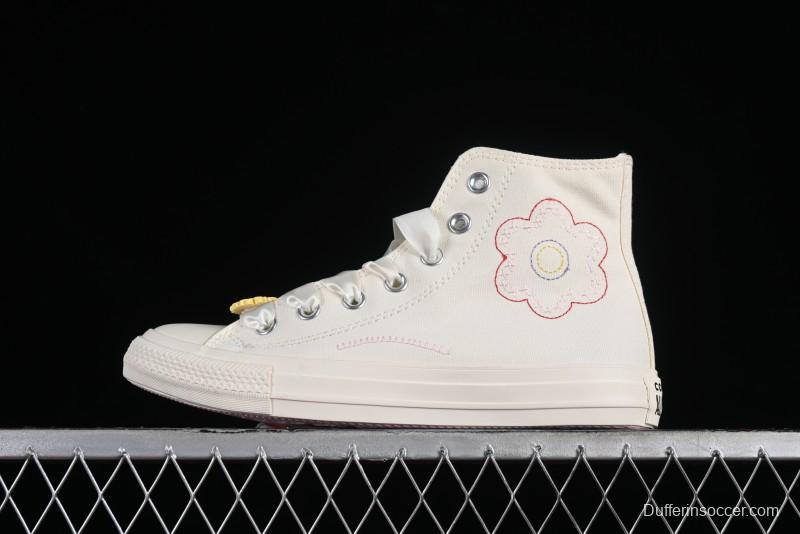 Converse All Star Retro Daisy Floral High Top Casual Sneakers - A05195C