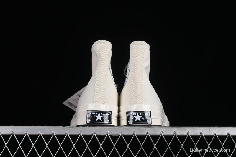 Converse Chuck 1970s Original Cream White High-Top Casual Canvas Shoes - 162210C