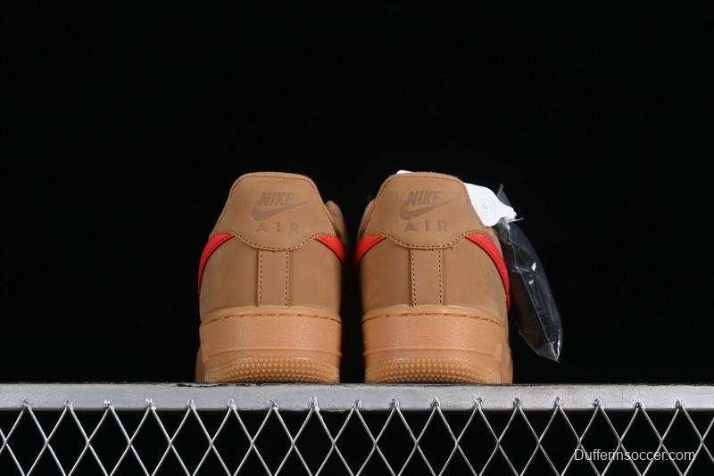 Nike Air Force 1 '07 Low Wheat Color Low-Top Sneakers - FZ7372-300
