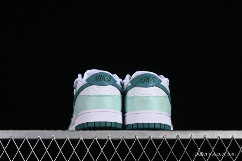 Nike SB Dunk Low White Green Skateboarding Shoes - FD9911-101