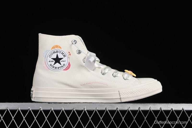 Converse All Star Retro Daisy Floral High Top Casual Sneakers - A05195C