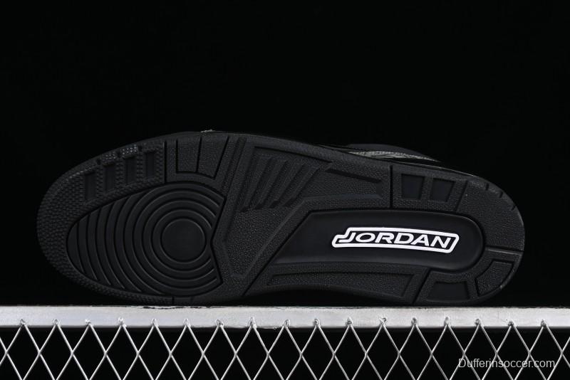 Nike Air Jordan 3 Retro Sneakers in Black with Elephant Print - CK9246-168