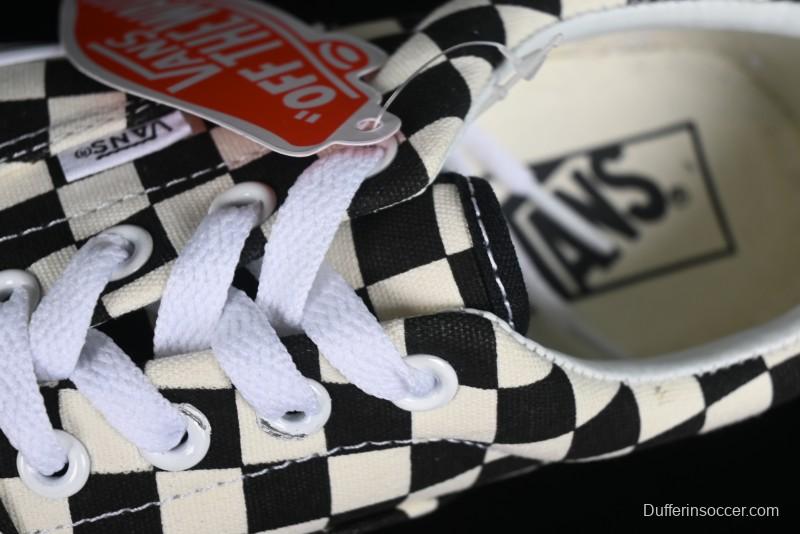 Vans Authentic Golden Coast Classic Checkerboard Slip-On Canvas Shoes - VN0A4BV4R6R