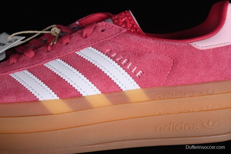 Adidas Originals Gazelle Bold Low-Top Sneakers with Anti-Slip Thick Sole - ID6997