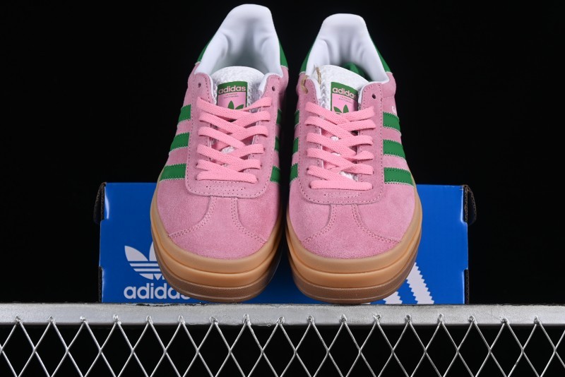 Adidas Originals Gazelle Bold Low-Top Sneakers with Thick Sole for Casual Wear - IE0420