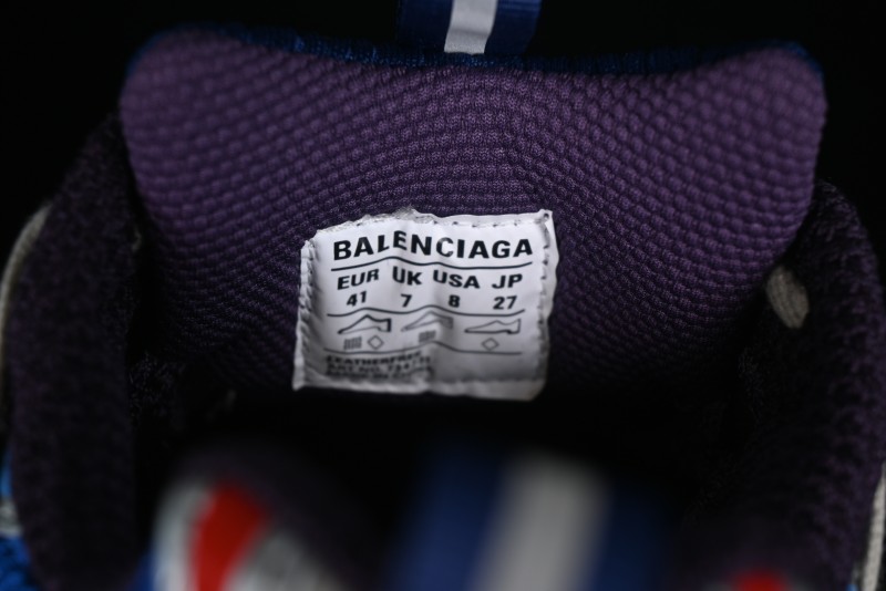 Balenciaga Phantom Sneaker 10th Generation Lace-Up Running Shoes with Transparent Heel Strap - W3XLL0525