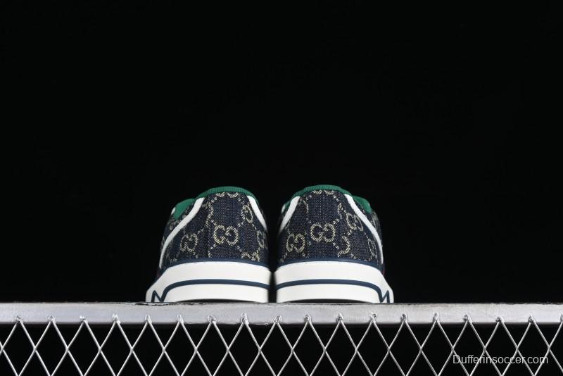 Gucci Tennis 1977 Print Sneaker Retro Casual Canvas Shoes - 02JPO9064