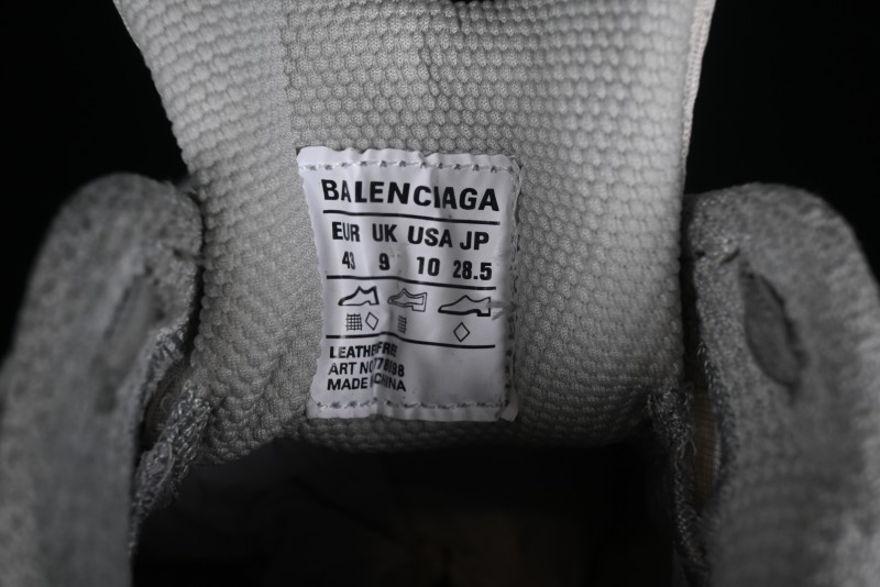 Balenciaga Phantom Sneaker 10th Generation Lace-Up Running Shoes with Transparent Heel Strap - W3XLL2097