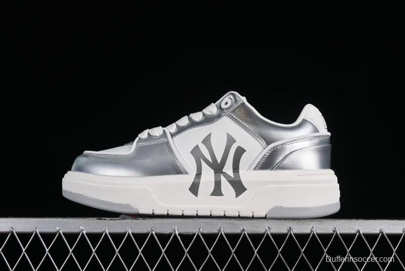 MLB Chunky Liner Metal Senior Series Lightweight Platform Casual Sneakers with 6cm Height Increase - 3ASXCLH3N50GRS