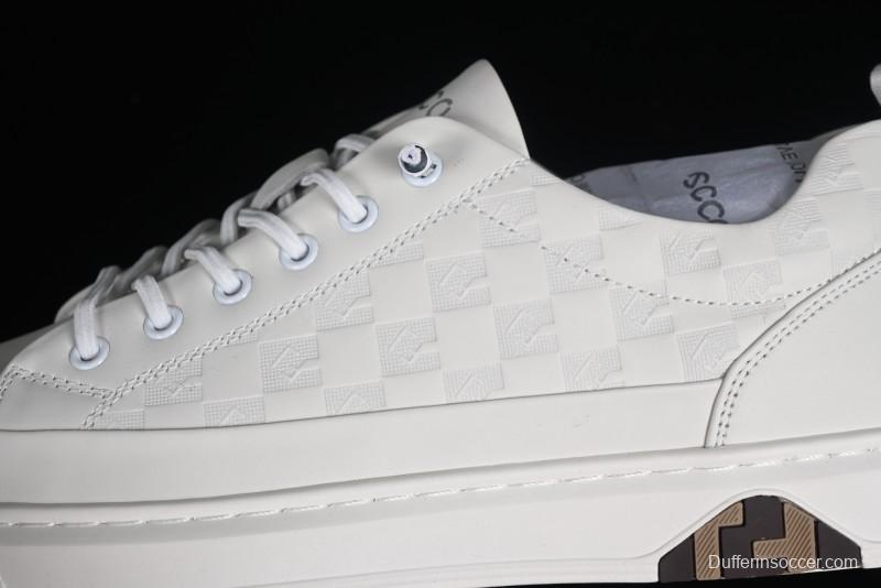 ECCO Soft 7 Classic Slip-On Loafers with Mosaic Pattern - 63231601002