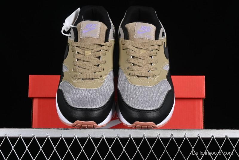 Nike Air Max 1 Retro Running Shoes with Half-Sole Air Cushion - FB9660-003