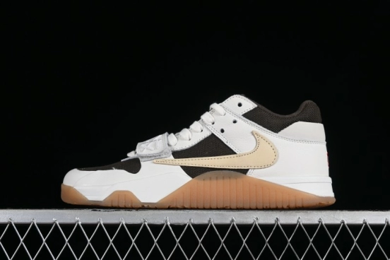 Nike Travis Scott x Jordan Jumpman Jack TR "University Red" Basketball Shoes with Magic Strap - FZ8117-100