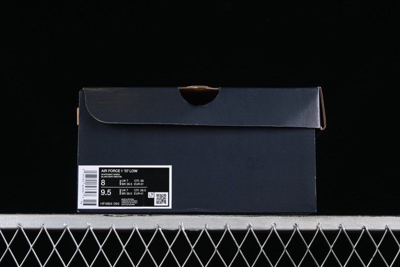 Nike Air Force 1 '07 Low Casual Sneakers with Full-Length Air Cushion - HF4864-094