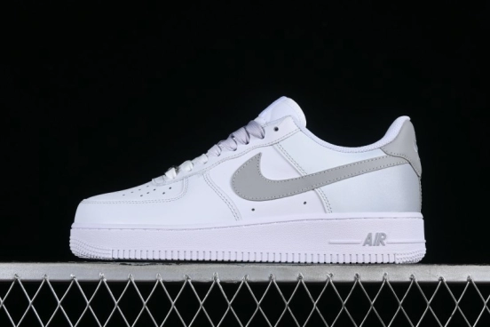 Nike Air Force 1 '07 Low Customized Anime Theme Gradient Grey Swoosh Casual Sneakers - FN0366-102