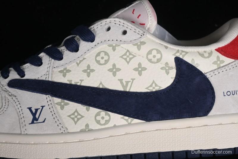 Nike Air Jordan 1 Low OG SP Travis Scott x Fragment Design Collaboration Sneakers - YQ2088-668