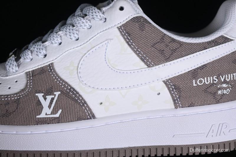 Nike Air Force 1 '07 Low Custom Casual Sneakers with Full-Length Air Cushion - CW2288-111