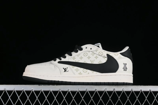 Nike Air Jordan 1 Low OG SP Travis Scott x Fragment Design Collaboration Sneakers - SJ2068-002