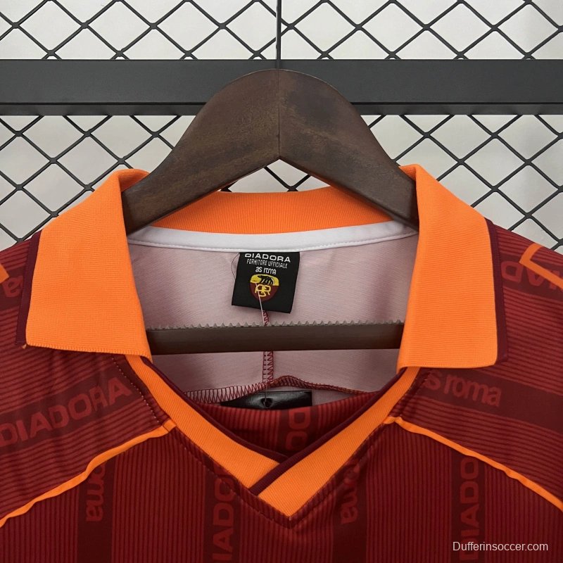 99/00 Retro Roma Home Jersey