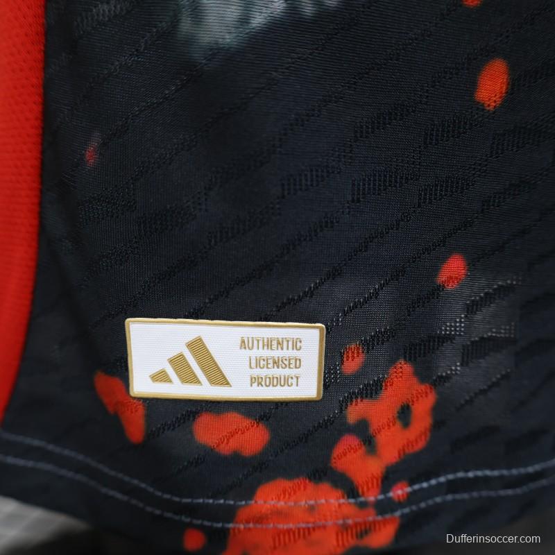 Player Version 25/26 Real Madrid Chinese Ink Painting Style Limited Edition Jersey with Emirates Sponsor