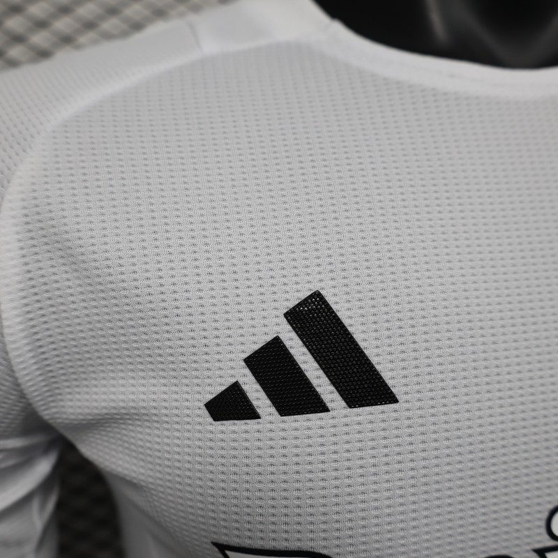 Player Version 25/26 Arsenal White with Emirates Sponsor Jersey
