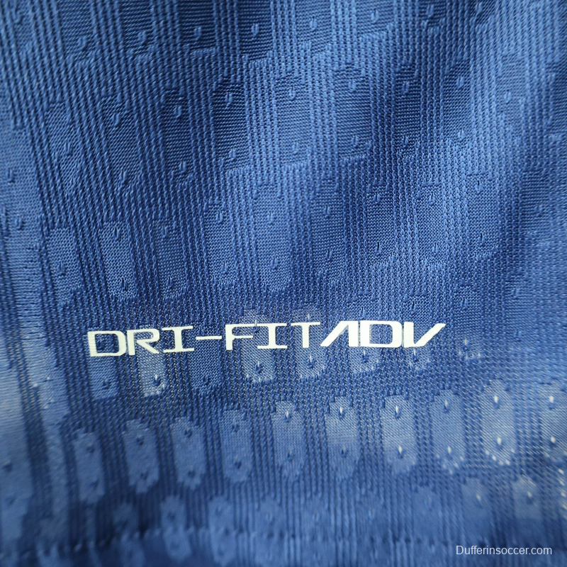 24/25 Player Version PSG Forth Blue Long Sleeve Jersey