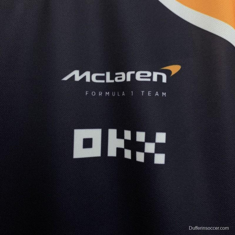 2025 F1 Formula Orange/Navy Mclaren Jersey