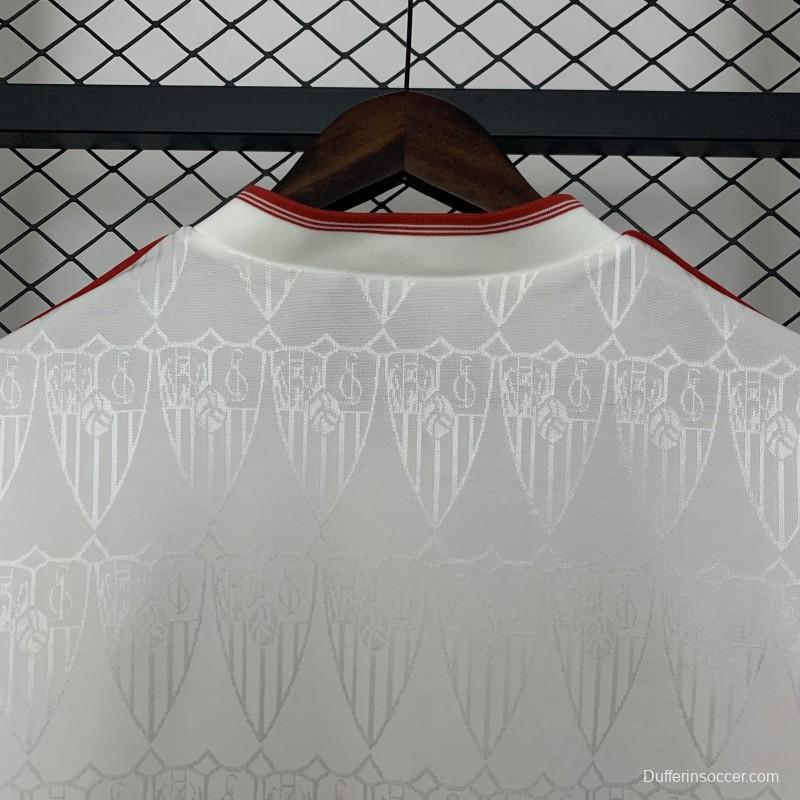 91/92 Retro Sevilla Home Jersey