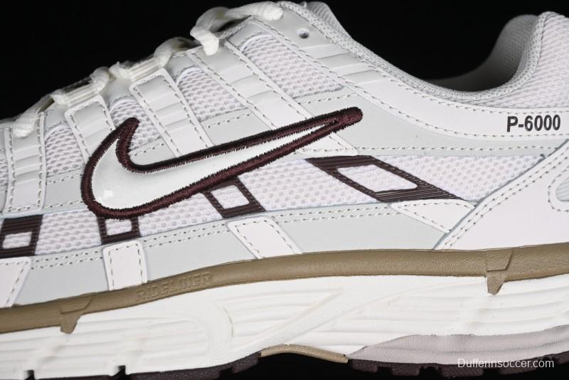 Nike P-6000 Retro Casual Sneakers with Lightweight Design and Vintage Style - HF0728-201