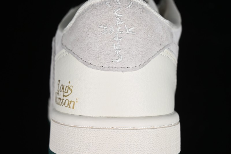 Nike Travis Scott x Fragment Design x Air Jordan 1 Low OG SP AJ1 LV Beige Grey Low-top Casual Sneakers - LJ5188-005