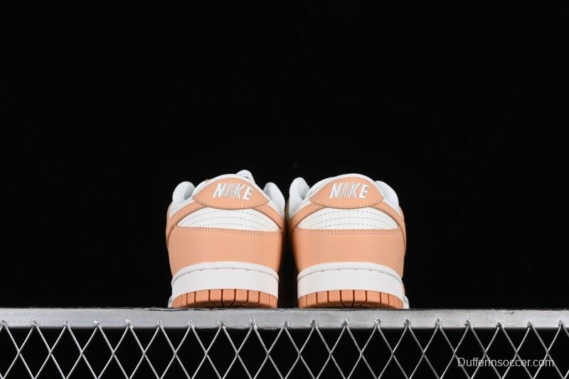 Nike Dunk Low "Harvest Moon" SB Skateboarding Shoes in Beige Orange - DD1503-114
