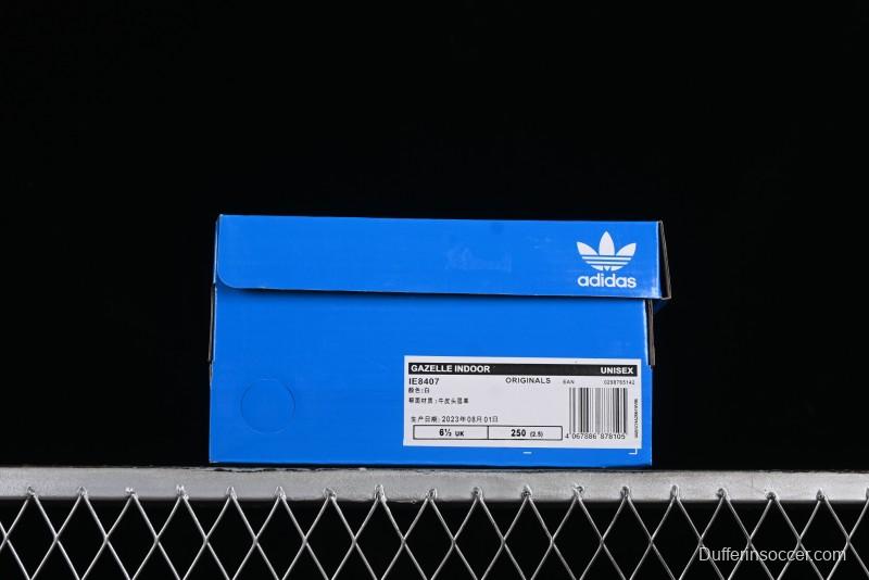 Adidas Originals Gazelle Indoor Retro Casual Slip-Resistant Wear-Resistant Low-Top Sneakers - IE8407