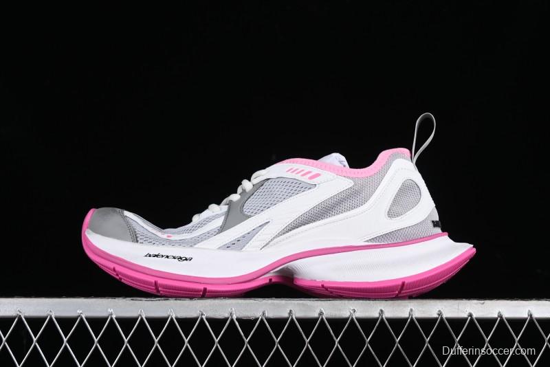 Balenciaga Circuit Lightweight Distressed Print Round-Toe Fashion Casual Shoes - WFLGY1950