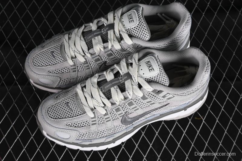 Nike P-6000 Prm Retro Casual Sneakers with Lightweight Design - FN6837-012
