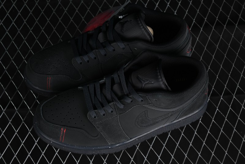 Nike Air Jordan 1 Low SE Craft "Dark Smoke Grey" Casual Sneakers - FD8635-001