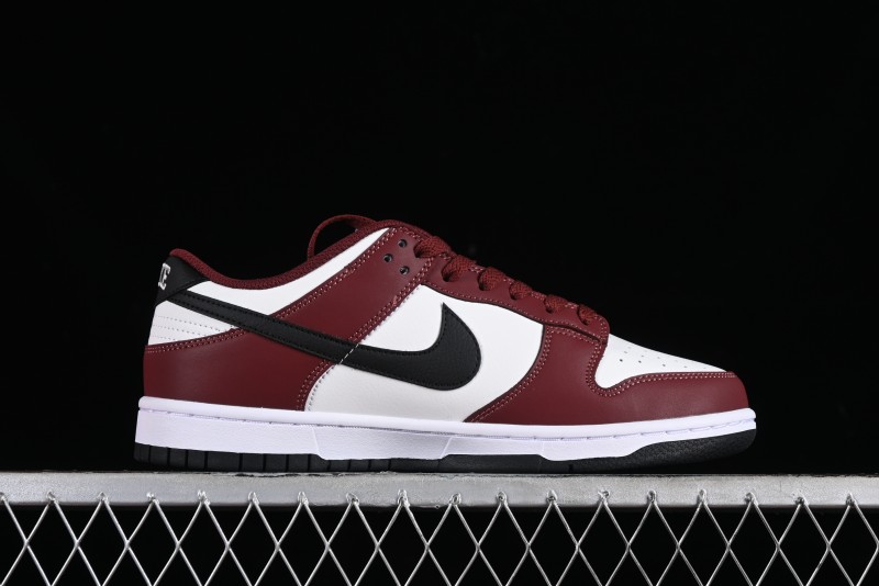 Nike Dunk Low SB Wine Red Black Low-Top Skateboarding Shoes - FJ4616-600