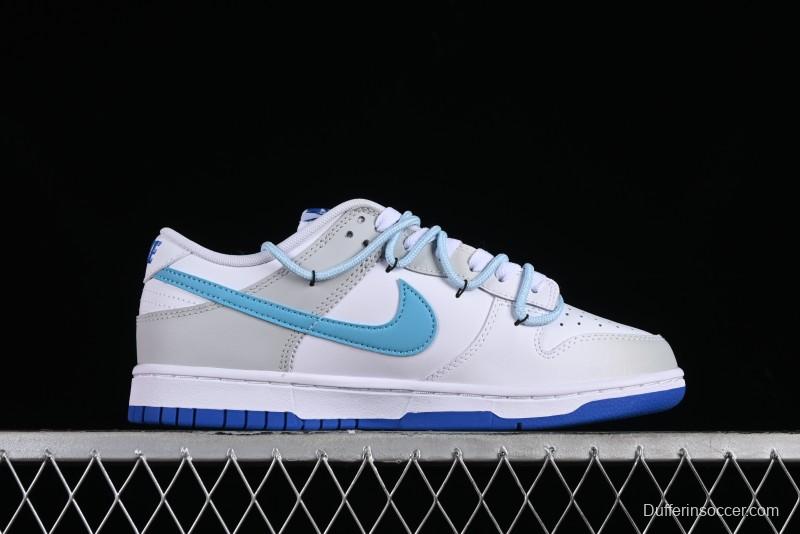 Nike Dunk Low Graffiti Deconstructed Style Casual Diary Gradient Splatter Letter SB Strap Low-Top Skate Shoes - DV0831-104